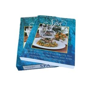 SPA Sharon O’Connor’s Menus and Music Vol XIII Cookbook and Music CD NWOT